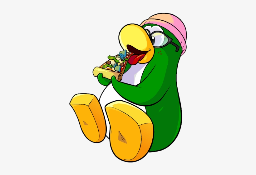 Aunt Arctic Eating Pizza Clipart - Pizza Clip Art Eating, transparent png download