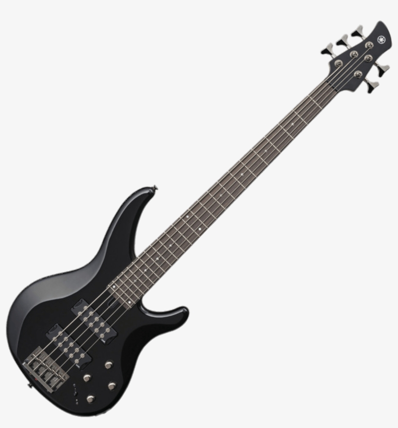 Bass Guitar - Yamaha Trbx305 5-string Bass Guitar - Black, transparent png download