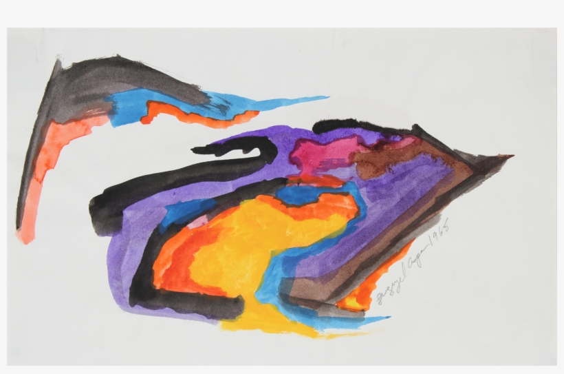 Ink Drawing Colorful - Watercolor Painting, transparent png download