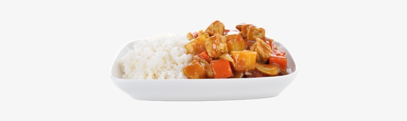 Butter Chicken Or Curry Chicken Platter W/ Rice & Plantains - Curry And Rice Png, transparent png download