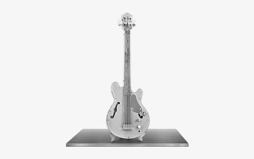 Picture Of Electric Bass Guitar - Fascinations Metal Earth Instruments Electric Bass, transparent png download