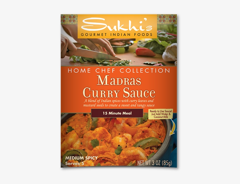 Sukhi's Madras Curry Paste - 3 Oz Packet, transparent png download
