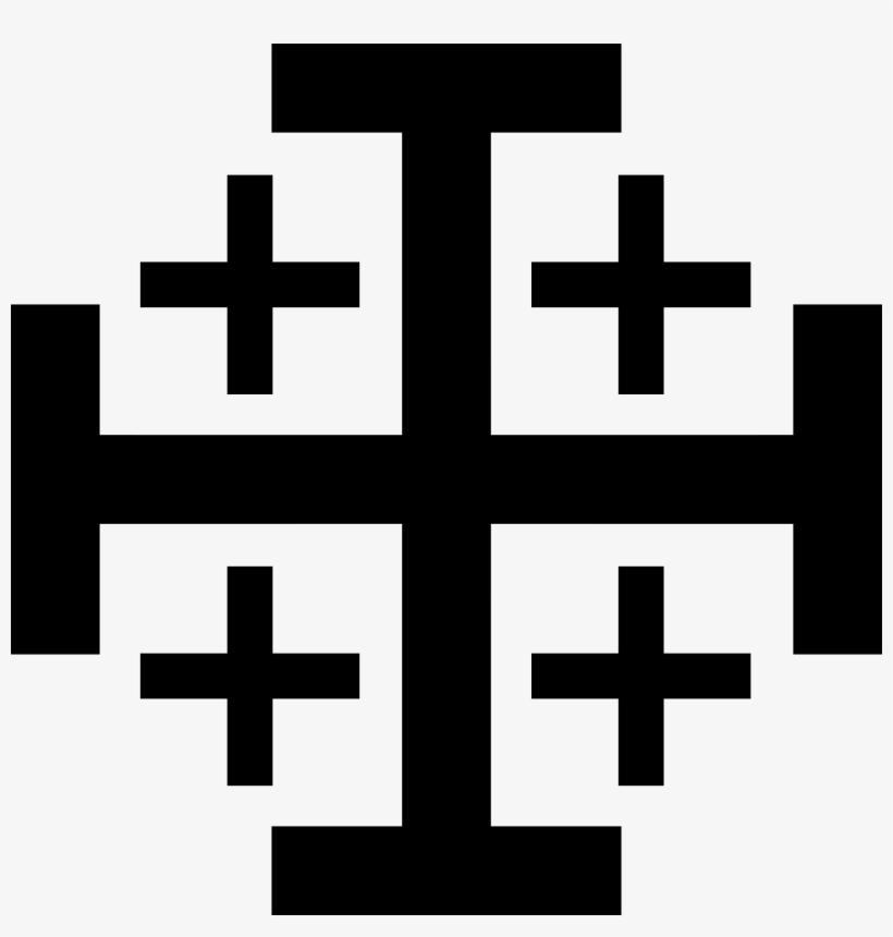 This Free Icons Png Design Of Jerusalem Cross, transparent png download