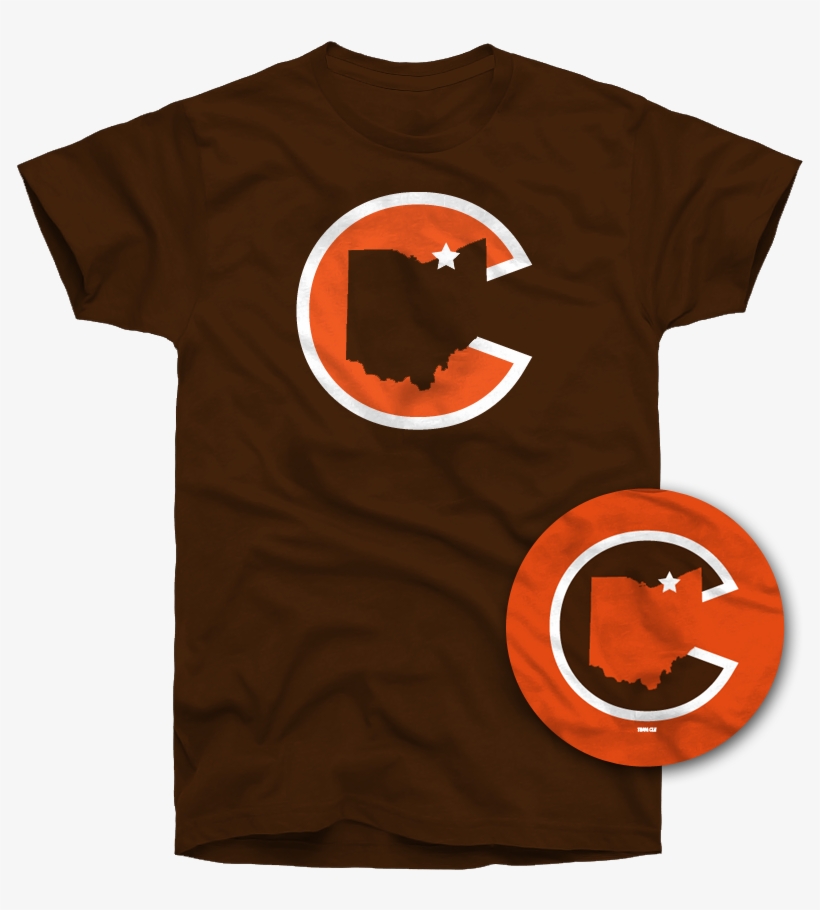 Browns C Logo Tee - Cleveland Browns Rebuilding Since 1964, transparent png download