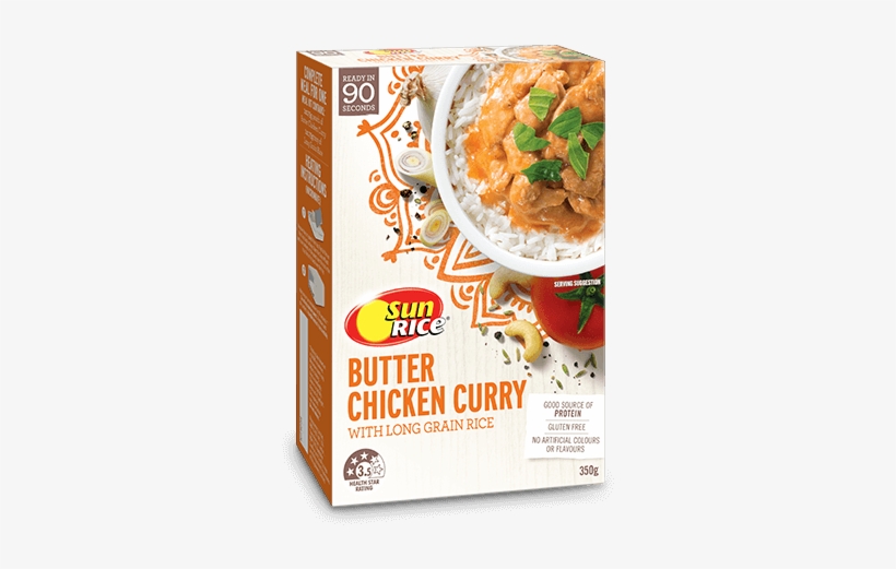 Butter Chicken Curry - Sunrice, transparent png download