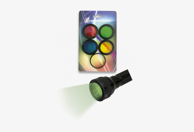 Colour Interchangeable Lenses - Albainox Flash Light Filters 12159-l Coloured Lenses, transparent png download