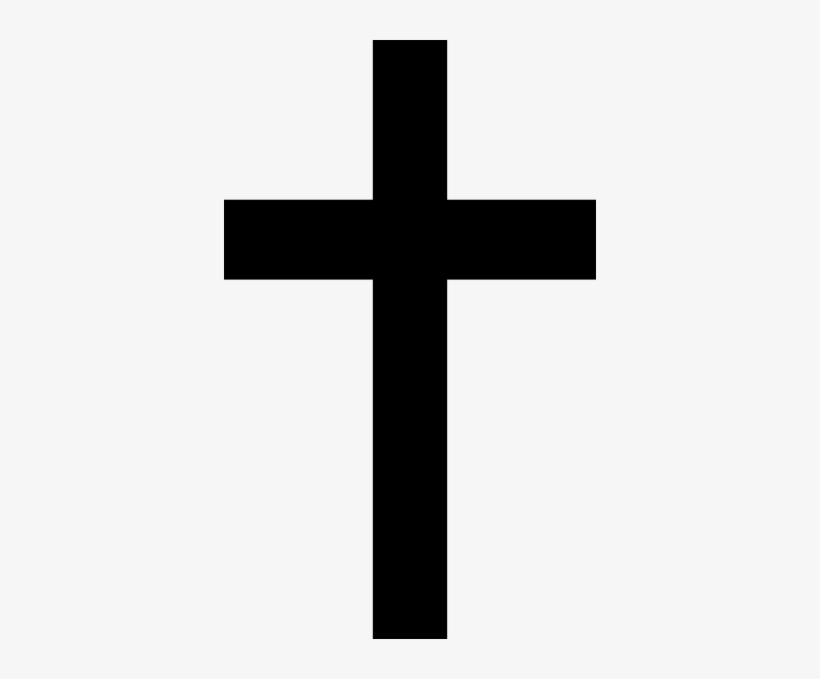 Wooden Cross Clip Art - Black Cross, transparent png download