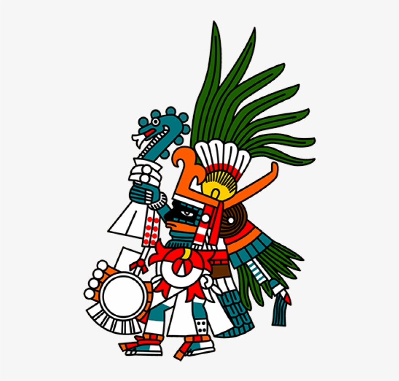 Aztec God Of War - Aztec Huitzilopochtli, transparent png download