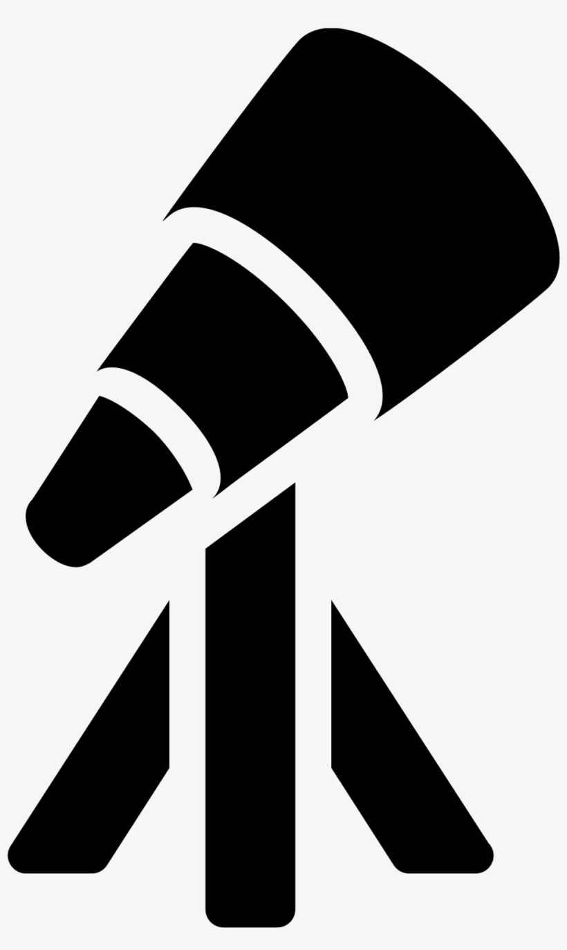 Telescope Filled Icon, transparent png download