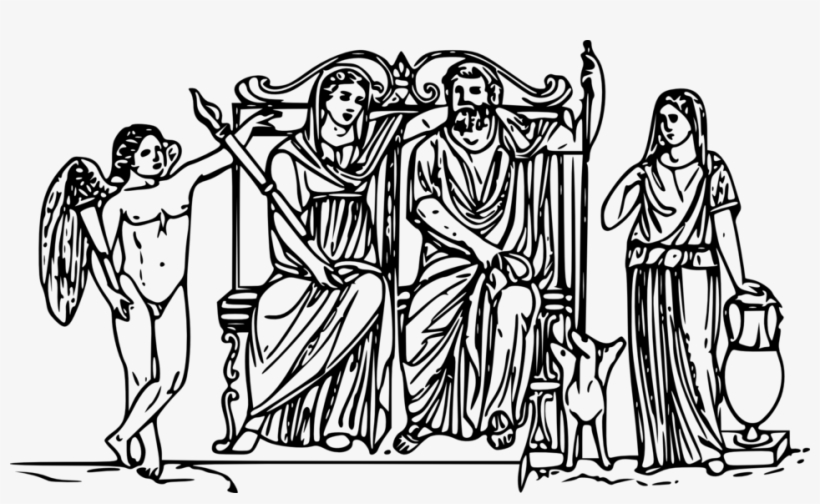 Hades And Persephone - Hades And Persephone Clip Art, transparent png download