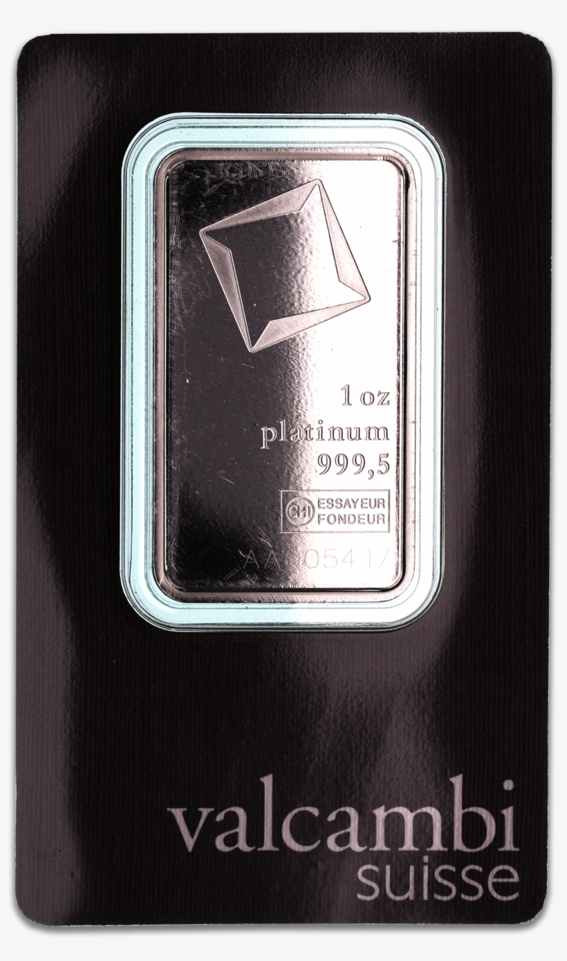 Valcambi Platinum Bar - Data Storage Device, transparent png download