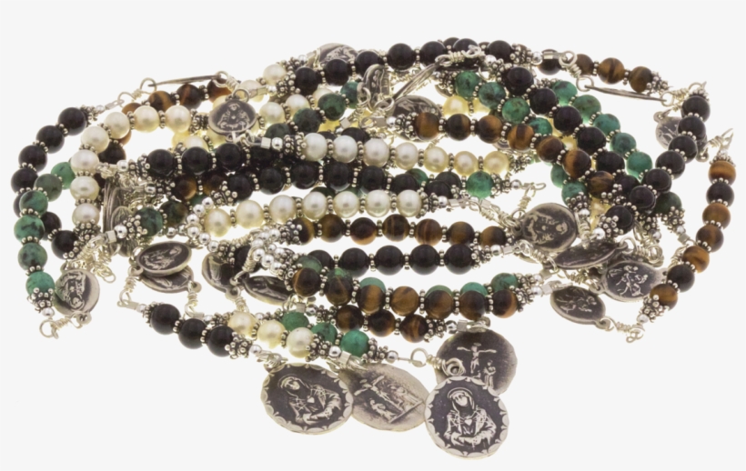 Large 7 Sorrows Rosary - Bead, transparent png download