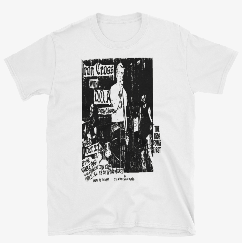 Iron Cross Tee White - Active Shirt, transparent png download