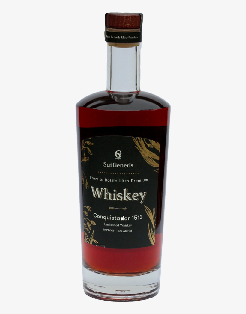 Conquistador 1513 Whiskey - Glass Bottle, transparent png download