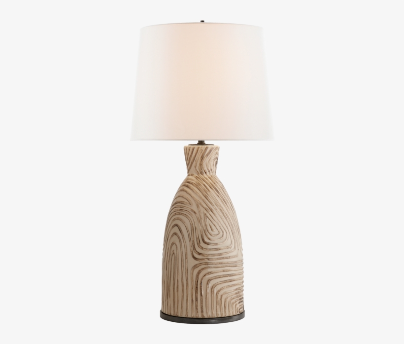 Effie Table Lamp Blue Stripes, Table Lamp, Lamp Table, - Lampshade, transparent png download