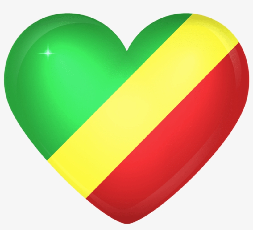 Free Png Download Republic Of The Congo Large Heart - Heart, transparent png download