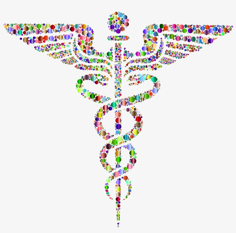 This Free Icons Png Design Of Prismatic Caduceus Circles, transparent png download