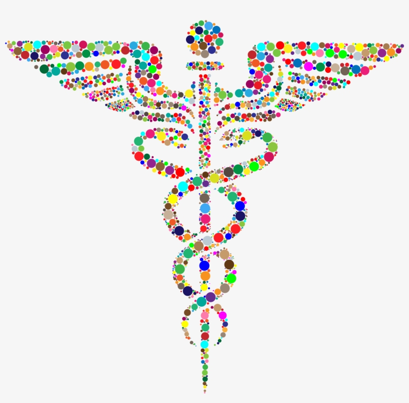 This Free Icons Png Design Of Prismatic Caduceus Circles, transparent png download