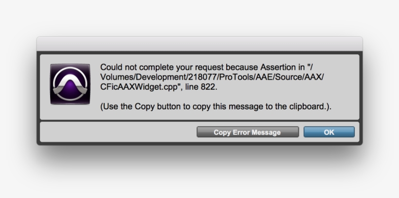 Assertion Error - Pro Tools, transparent png download
