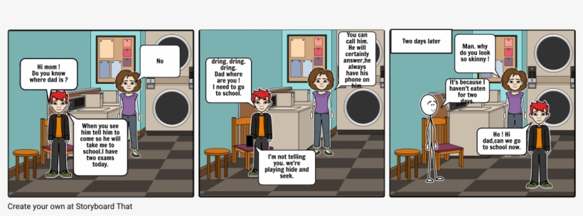 The Dumb Father - Cartoon, transparent png download