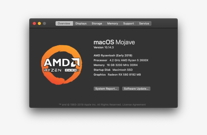 Shaneee's "mojave Amd Vanilla Guide From Windows" Thread, - Amd Phenom, transparent png download