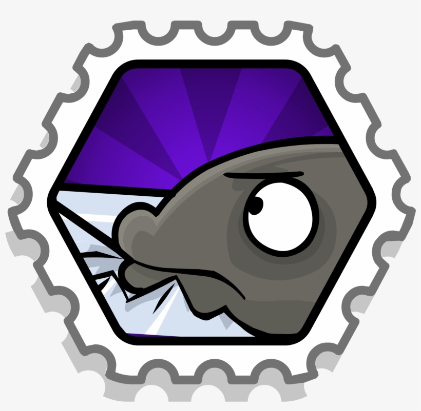 Rare Mullet Stamp Club Penguin Ice Fishing Shock King Transparent PNG