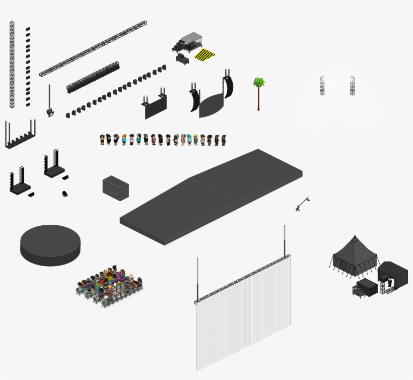 Pack De Habbo Visa Nuevo Actualizado 2017 - Roof, transparent png download