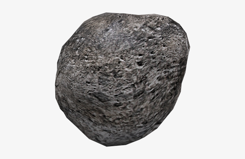 Low Poly Asteroids 3d Model Low Poly Obj Mtl - Igneous Rock, transparent png download