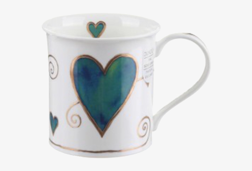 Dunoon Blue Heart - Mug, transparent png download