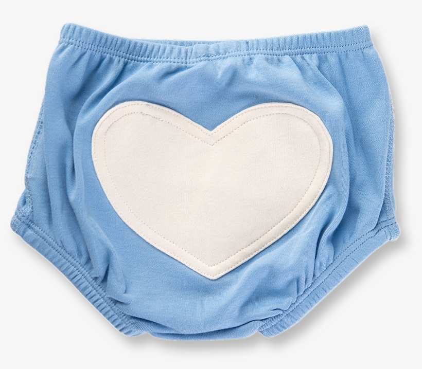 Little Boy Blue Heart Bloomers - Briefs, transparent png download