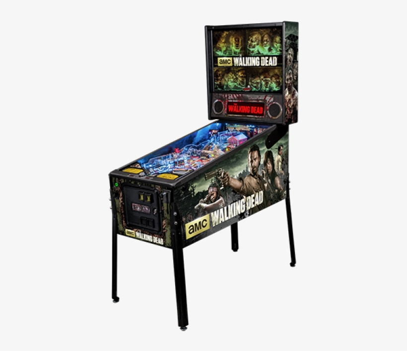 Walking Dead Premium Pinball Machine - Pinball The Walking Dead, transparent png download