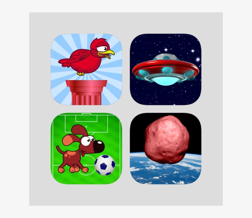 Crazy Bird, Asteroids Attack, Save The Dog, Tap The - Cartoon, transparent png download