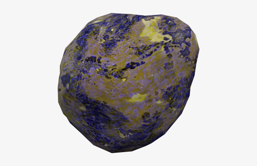 Low Poly Asteroids 3d Model Low Poly Obj Mtl - Igneous Rock, transparent png download