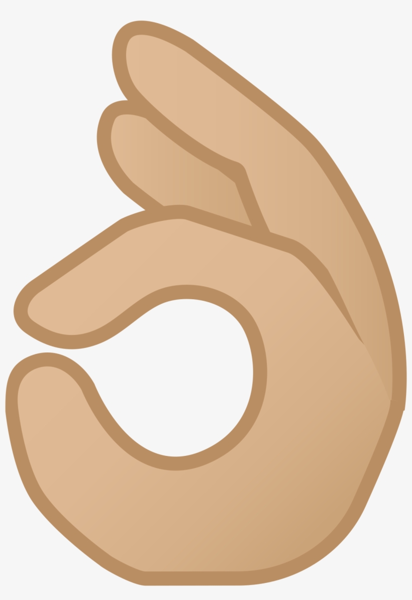 Open - Ok Hand Emoji Png, transparent png download