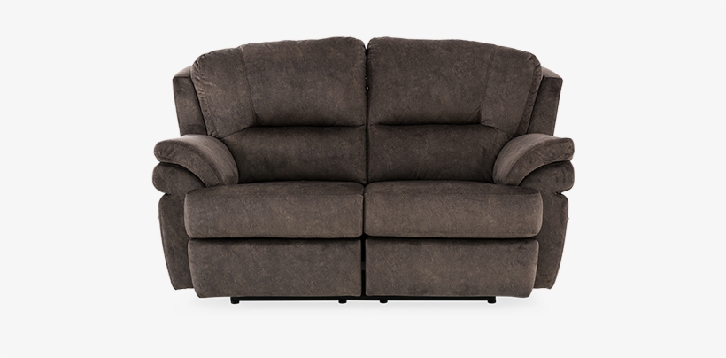 Image For Brown Upholstered Reclining And Rocking Loveseat - Sofa Bed, transparent png download