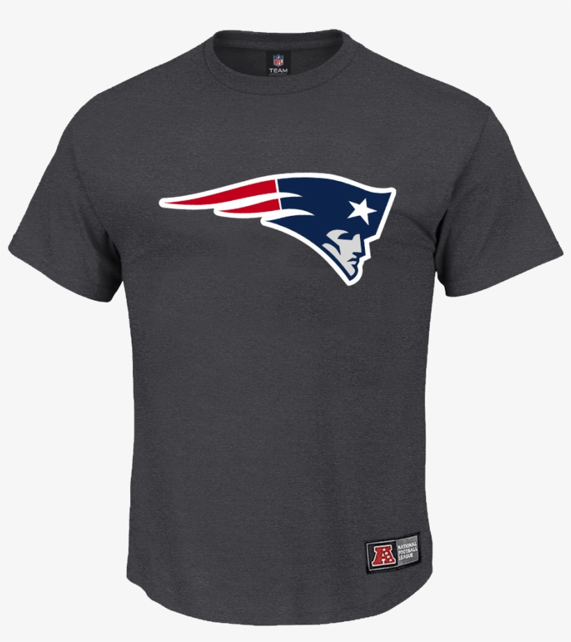 New England Patriots Nfl Team Apparel T-shirt Charcoal - Gary Numan Telekon T Shirt, transparent png download