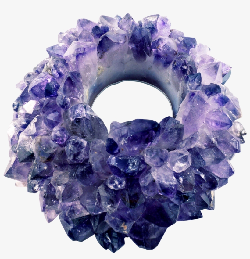 Amethyst Candle Holder Mosaic Jewelry - Amethyst, transparent png download