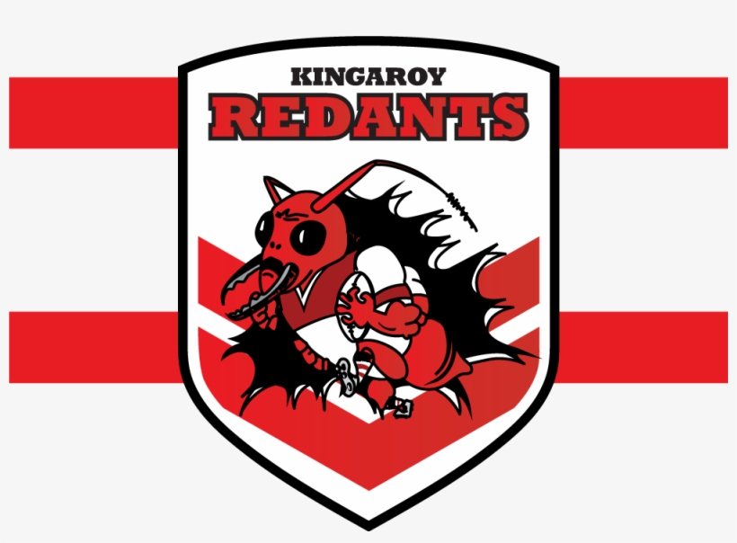 Kingaroy Red Ants Logo Banner - Red Ant Logo Football, transparent png download
