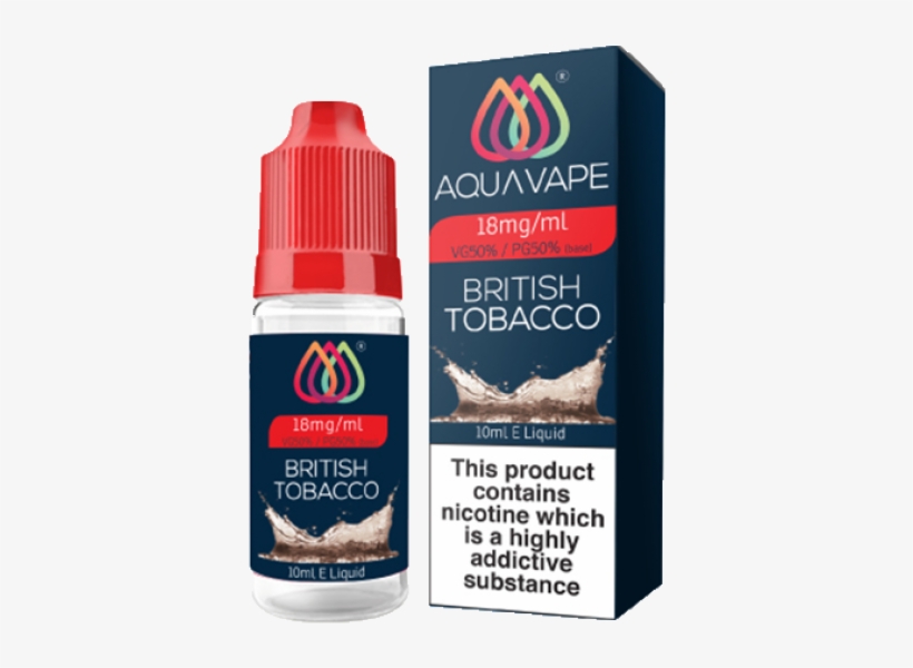 British Tobacco Eliquid High - Aquavape Liquids, transparent png download