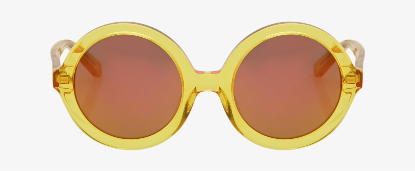 Yellow Jelly Lenny Sunglasses - Plastic, transparent png download