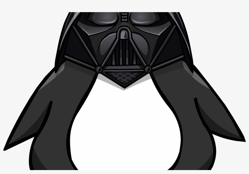 Darth Vader Helmet Png Royalty Free Download Huge Freebie - Penguin With A Top Hat, transparent png download
