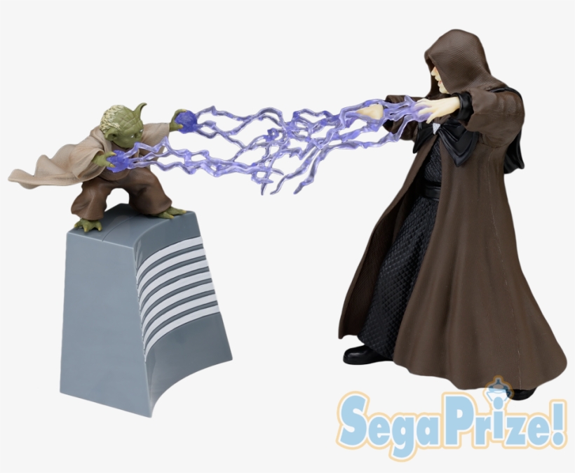 Sega Lucasfilm Yoda Emperor Palpatine Premium 1/10 - Action Figure, transparent png download