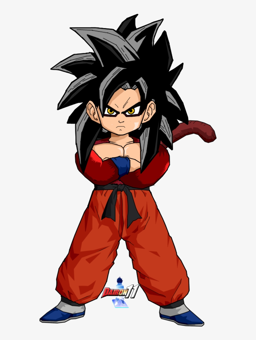 Kid Goku Ssj4 Fixed - Dragon Ball Kid Goku Ssj4, transparent png download