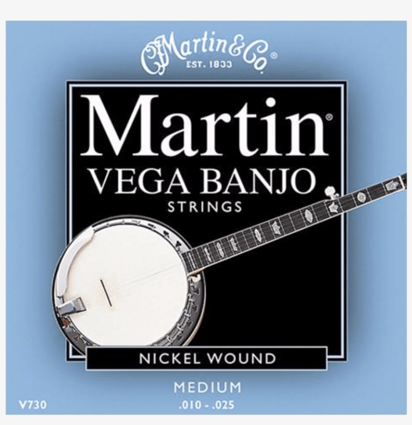 Martin V730 Vega Banjo Strings - Martin Guitar, transparent png download