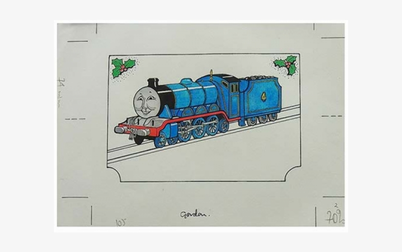 Gordon Christmas Portrait - Locomotive, transparent png download