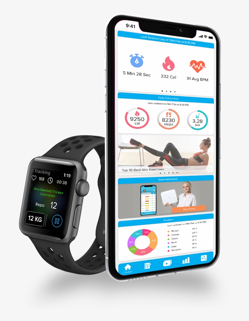 Actofit Engine Workout Tracker - Iphone, transparent png download