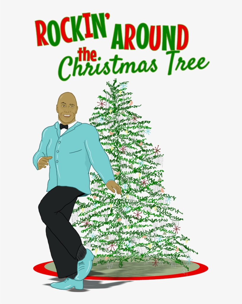Rockin' Around The Christmas Tree - Illustration, transparent png download