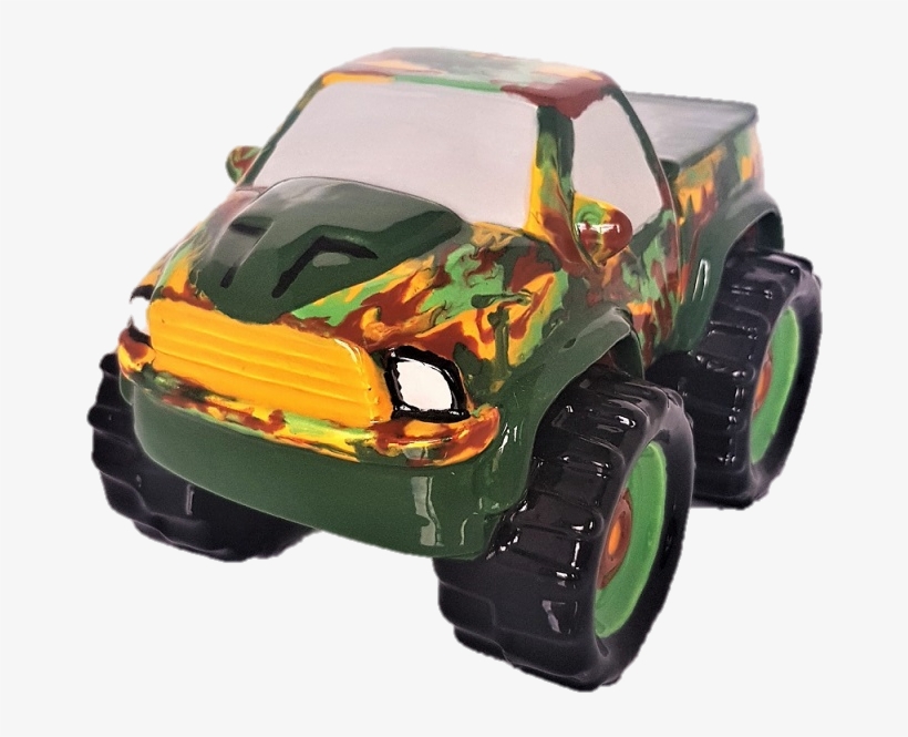 7224 Monster Truck Bank - Model Car, transparent png download