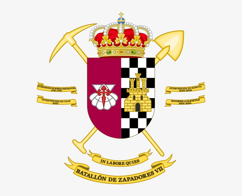 Sapper Battalion Vii, Spanish Army - Escudo Raaa 73, transparent png download