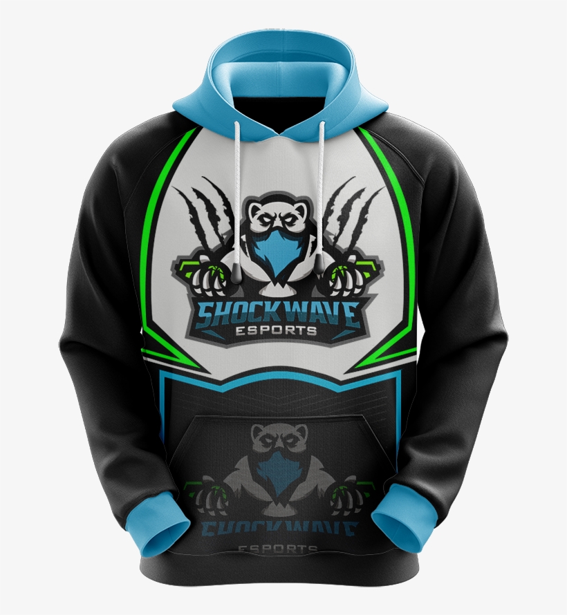 Shockwave Pro-hoodie - Sweatshirt, transparent png download